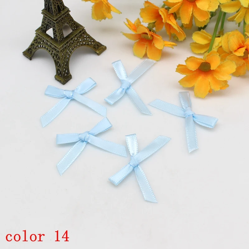 100 Stück oder 200 Stück 20–30 mm Bandschleifen, kleine Größe, Satinband, Schleife, Blume, DIY, Basteln, Blumen, Schleifen, Geschenk, Basteln, Dekoration, Upick – Detail 19