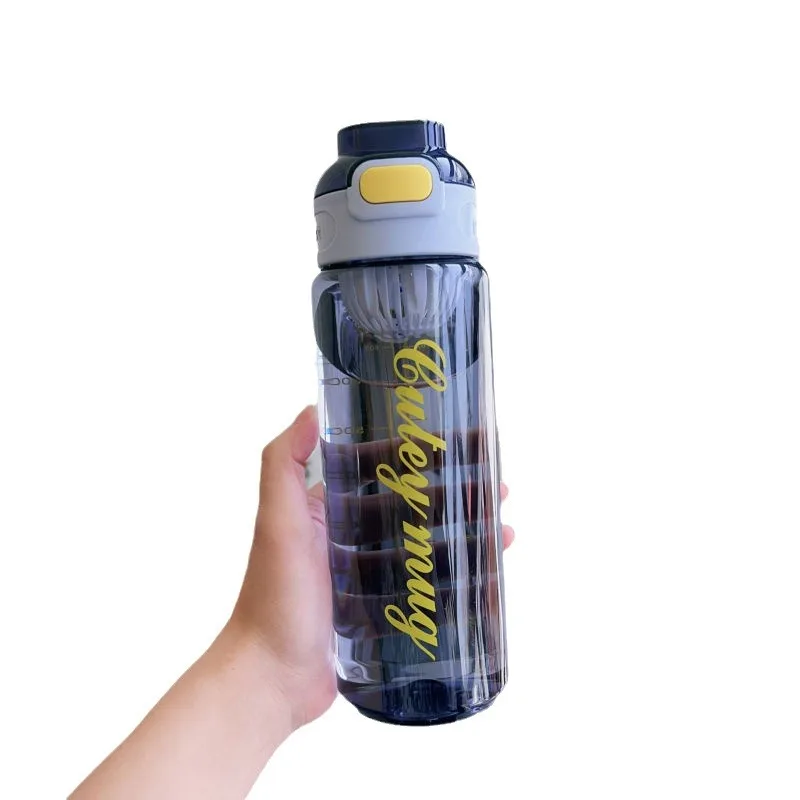 

Sports water cup, large capacity plastic, male student, anti fall, high temperature resistant, summer