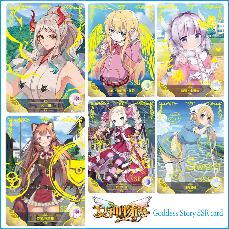 

Goddess Story Yamato SSR card Bronzing cartoon collection Game cards Anime characters Christmas Birthday gifts Children's toys