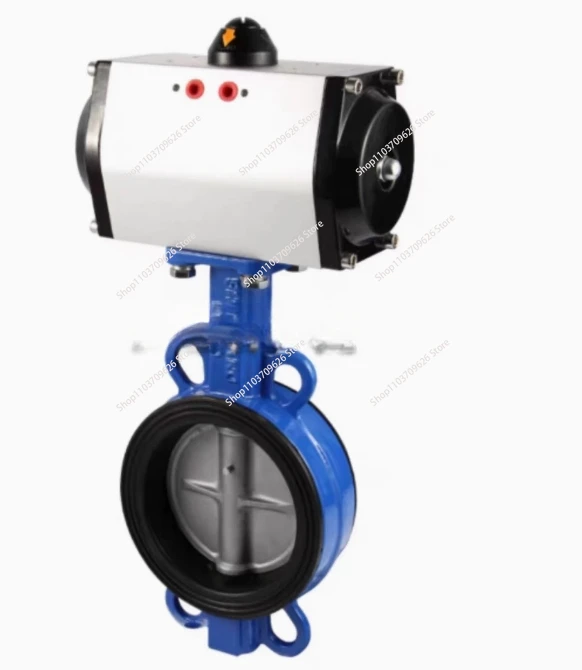 

Пневматический дроссельный клапан D671X-10/16 Вафельный сферический быстрозапорный клапан из нержавеющей стали Lnk 304, DN40/50/65/80/100-300