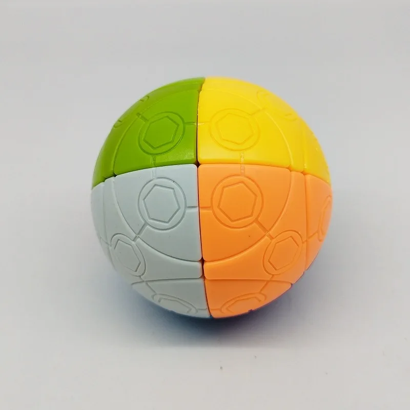 75mm Soccer Magic Ball 2X2 Spheric Cube Toy Kids Creative Football Learning Educational Toys Gifts For Children Stickerless