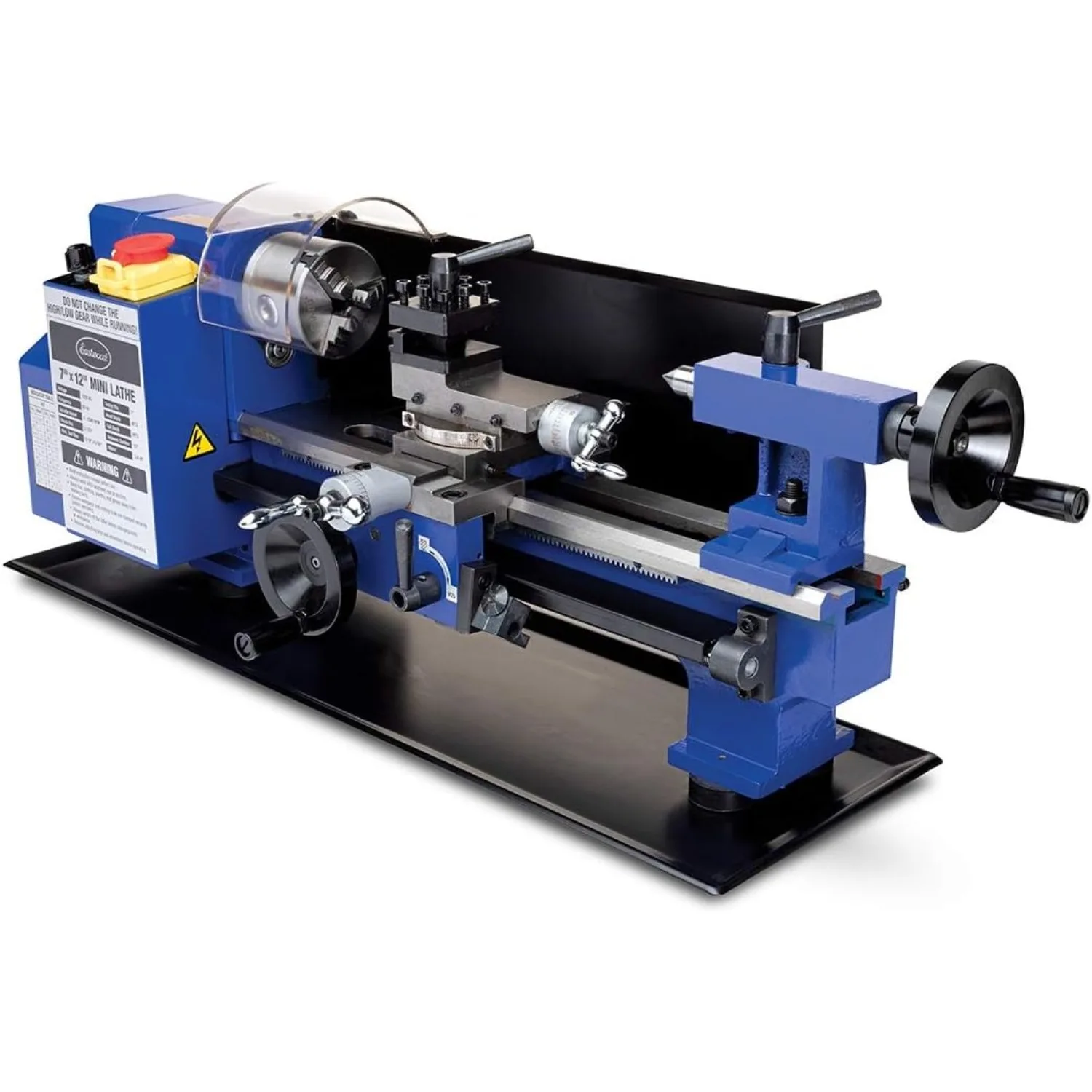 Benchtop Metal Lathe 7 Inch X 12 Inch | Mini Metal Lathe Variable Speed 0-2500 RPM, Mini Lathe W/3-jaw Chuck | Benchtop Lathe