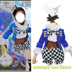 Alice in Wonderland The White Rabbit Kids Size Cosplay Costume Clock Bag Children Size Halloween