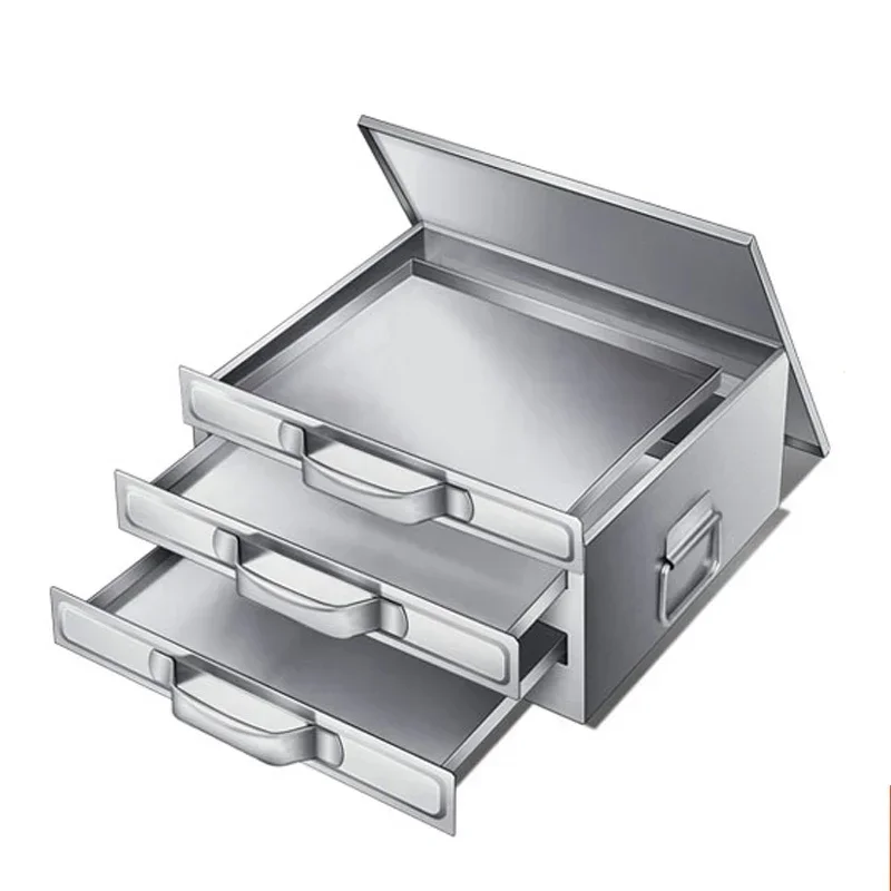 Steaming Pan Vermicelli Roll Steaming Oven Drawer Type Mini 3 Trays 2-Layer Small Household Rice Noodles Machine