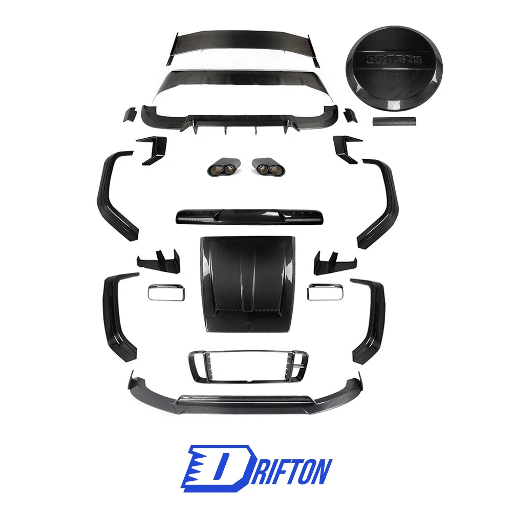 G900 Rocket Style Full Dry Carbon Fiber Body Kit for Mercedes Benz G Class W464 G63 BraB