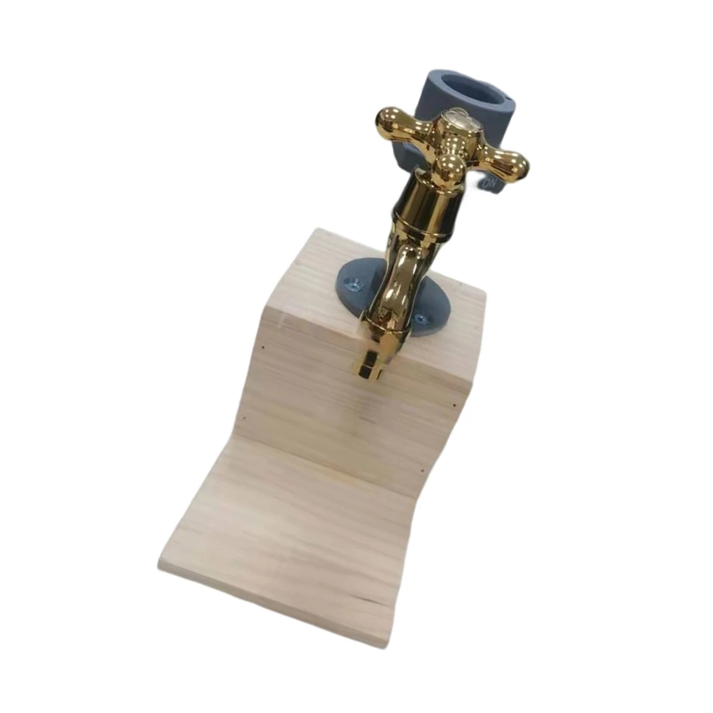 Alcohol Dispenser Tabletop Home Bar Restaurant Wood Beverage Dispensers Liquor Holder Rack Drink Holding Shelf