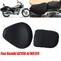 Motorcycle Seat Cushion Cover Net 3D Mesh Heat Insulation Seat Cushion Cover Protector For Suzuki GZ150-A/HS125 QS150 GZ125HS