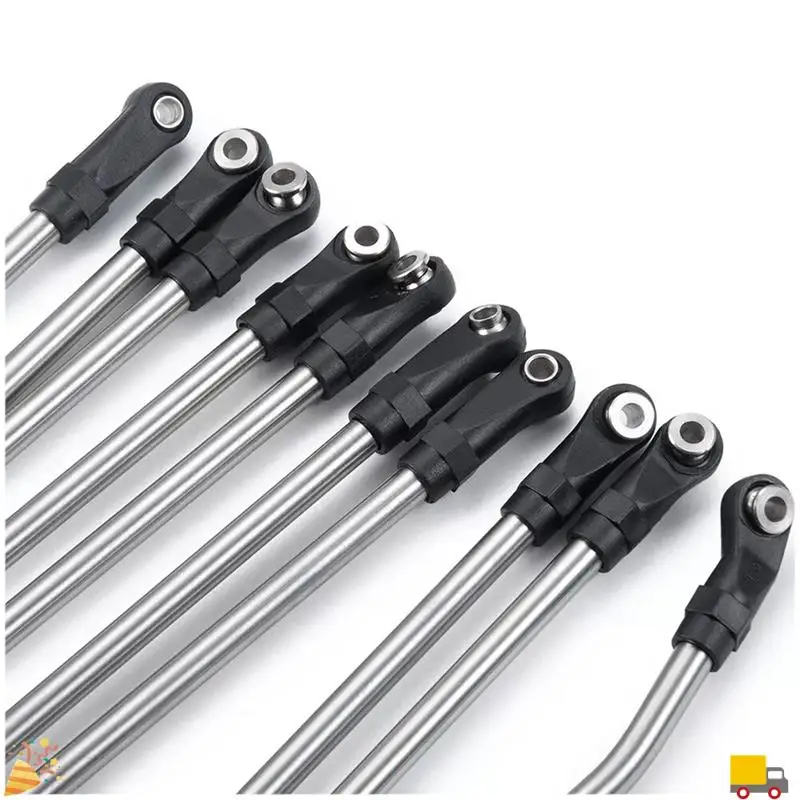 313Mm RC Links Bovenste Onderste Linkage Chassis Link Set Met Plastic Stangkoppen Voor 1/10 AXIALE SCX10 II 90046 RC Crawler Auto