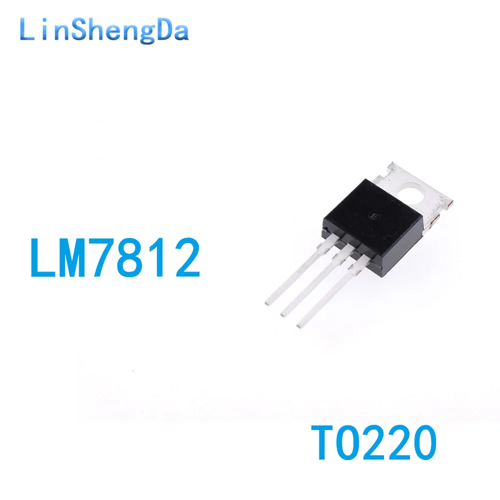 10PCS Direct insertion transistor L7812 LM7812 L7812CV three terminal stabilized voltage 12V TO-220