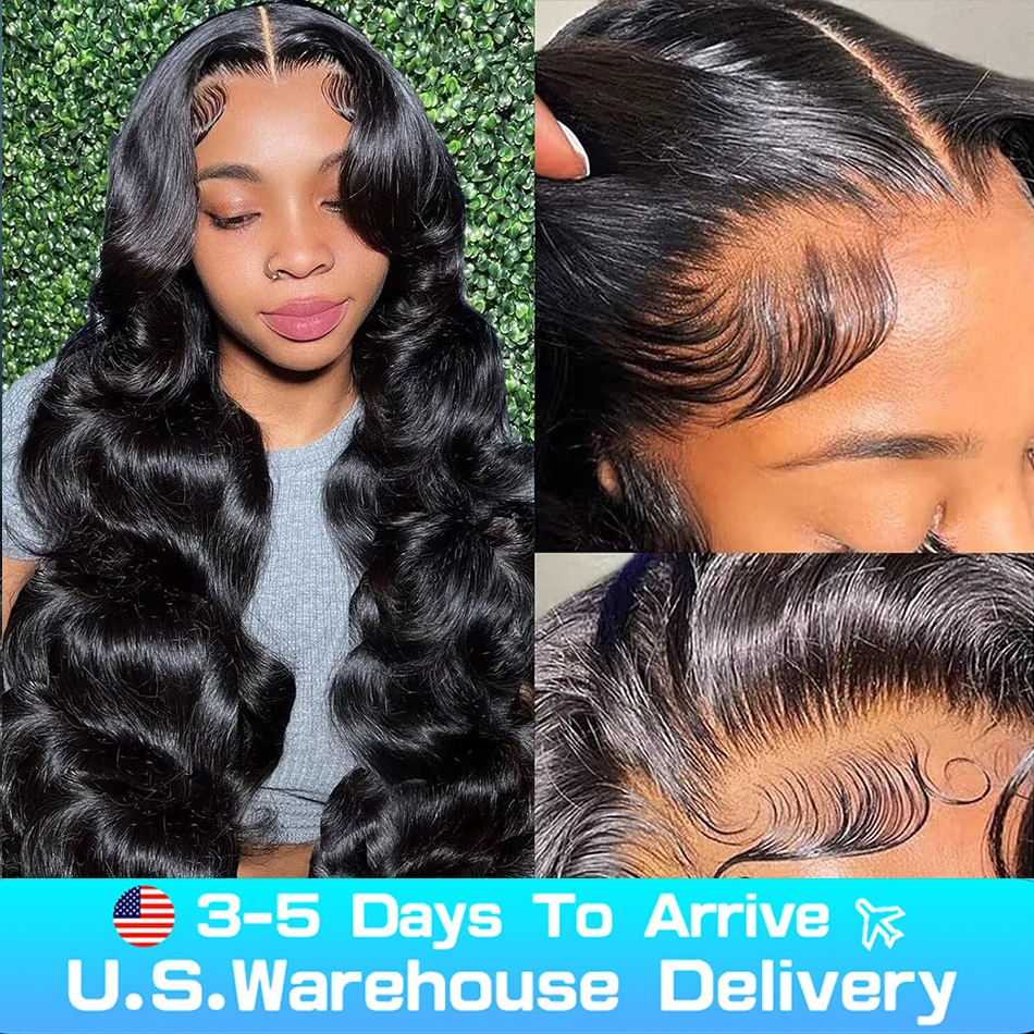 Body Wave Lace Frontal Wigs For Women Human Hair 13x4 13x6 Lace Closure Wig 30 40 Inch Glueless Body Wave Lace Frontal Wig