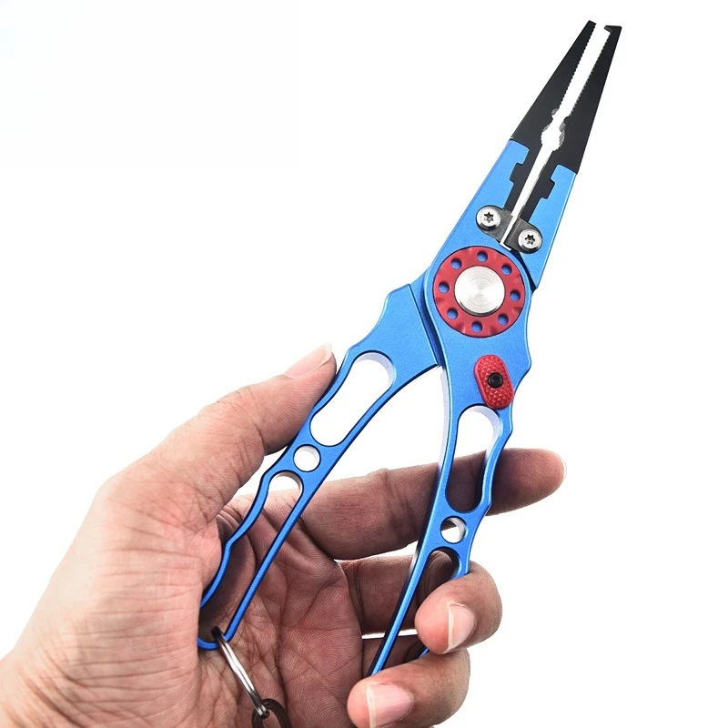 multi-functional  pliers, open-loop fishing pliers, fish control device, fishing gear supplies set with missed rope