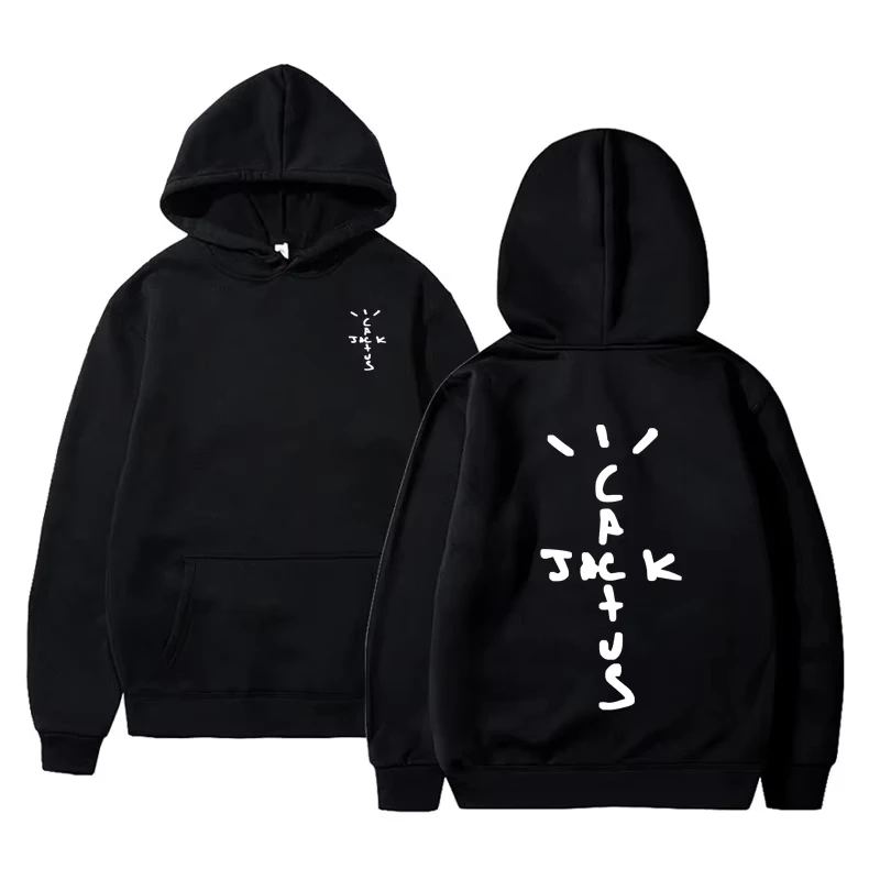 

Spring and Fall Hip Hoodies Cactus Jack Swag Print Fun Women's Men's Sweatshirts Casual Pullovers Harajuku Oversized Hoodies