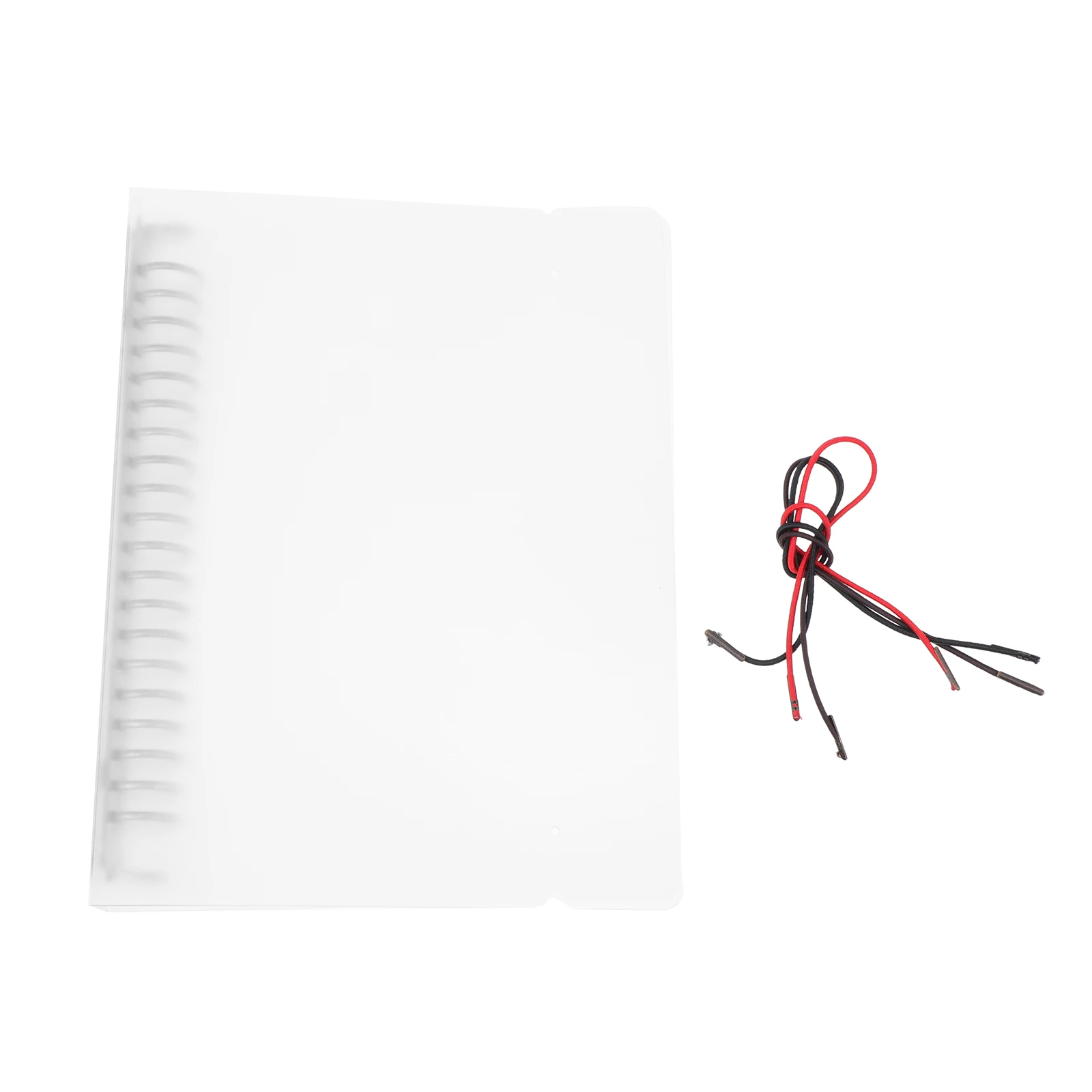 

Refillable Notepad Case Translucent Binder Frosted Cover Handbook Protector Notepad Shell Pp Material Dustproof Easy
