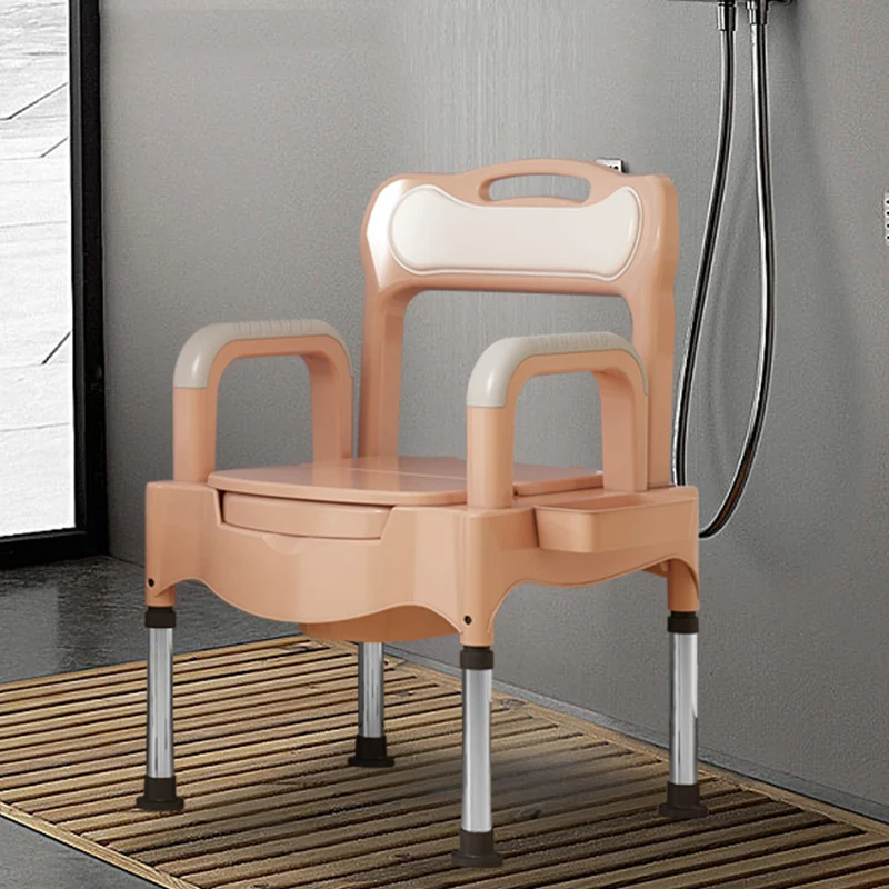 Shower Vanity Bathroom Chair Plastic Toilet Portable Small Cute Stool Minder Medical Designer Silla Plegable Salon Furniture