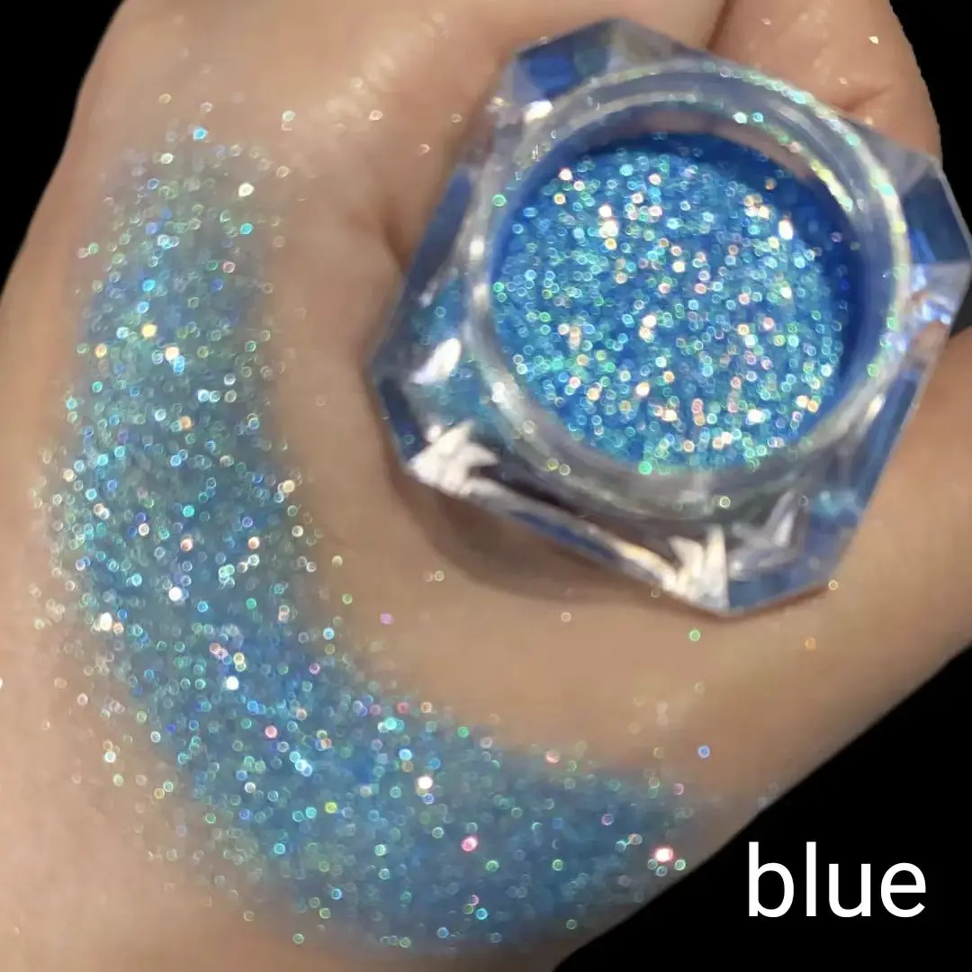 جليتر تفتيح، جليتر عالي اللمعان للجسم، جليتر للعين، مناسب للنساء، مستلزمات العطلات #4