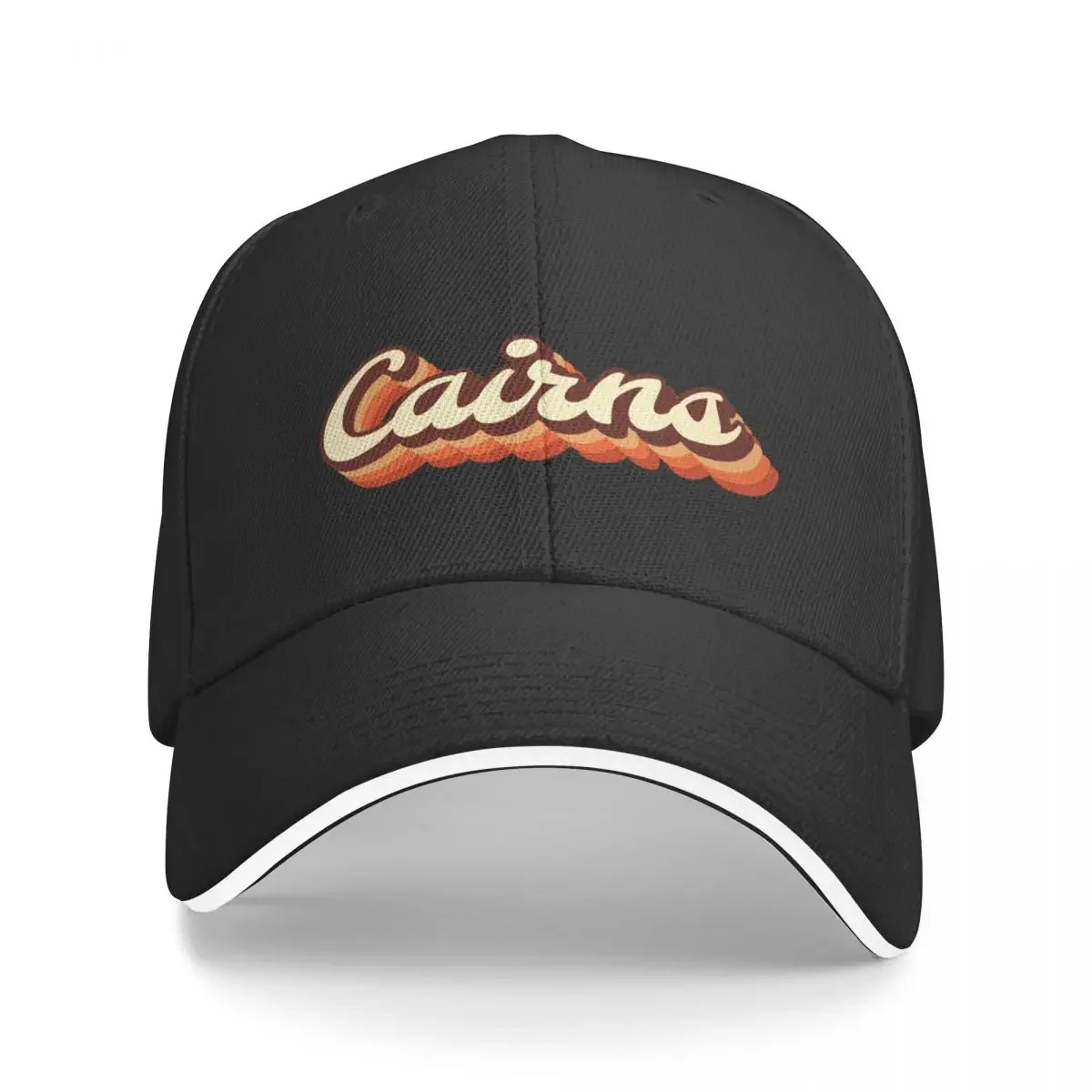 

Cairns Australia - 70s Retro Vintage Aesthetic Typography Baseball Cap Fashion Beach Military Tactical Cap Caps For Women Men's