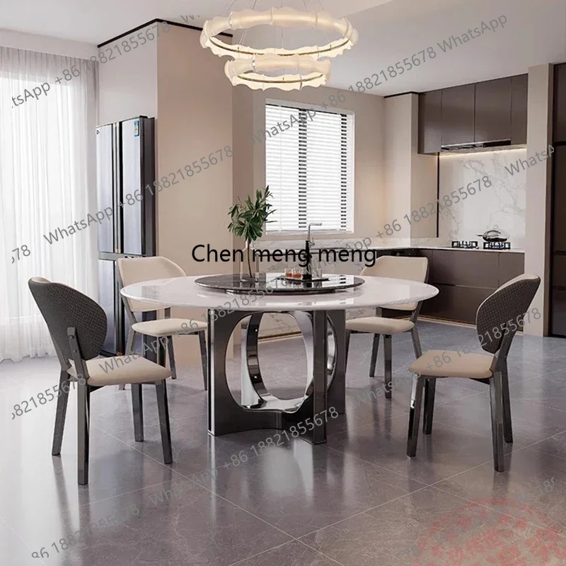 Rotate Coffee Dining Table Round Mahjong Computer Gaming Cheap Balcony Makeup Luxury Dining Table Lounge Mesa Kitchen Furniture