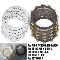 Clutch Plate Friction Disc Plate For Suzuki AX100 R T V A100 AC100 AS100 AX115 TS100 TC100 M L K B RV90 TS90 J TS90 TS50 TS75 A