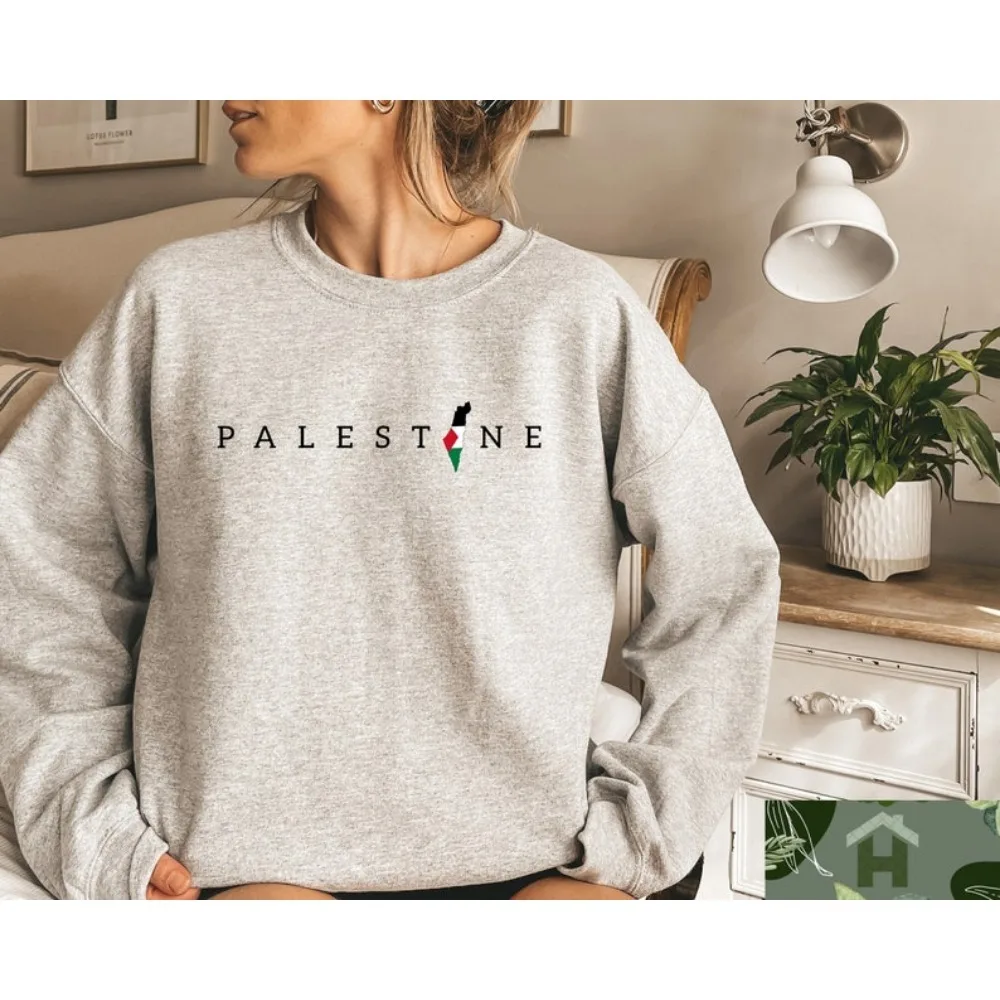 Unisex Men Palestinian Palestine Flag Sweatshirt Printed HOODIE Man Women Shirts Women Boys Long-sleeved Outdoors Hoodie