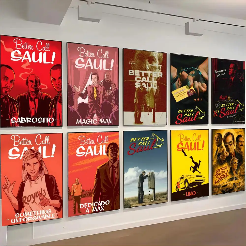 1pc Teleplay B-Better Call Saul Poster Living Room Bedroom Party Bar Decor Moisture-proof Art Wall Painting