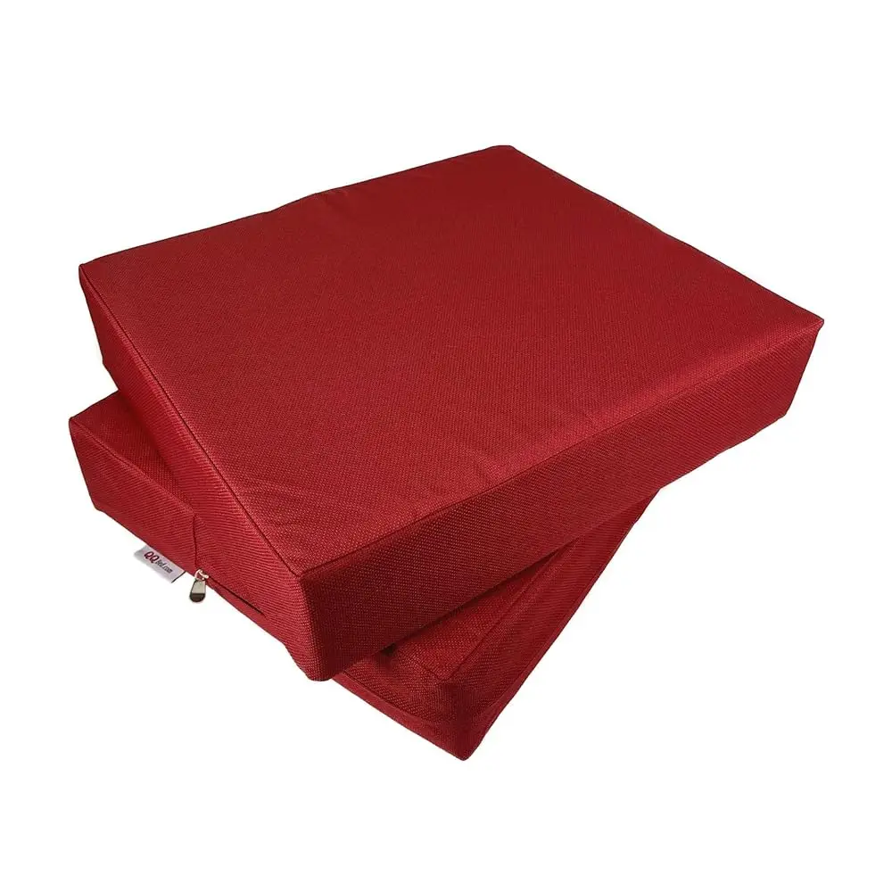 

2 Pa 23X23X5 H Outdoor Memory Foam Platform Cushions With Waterproof Internal Cover For Patio Furniture, Sofa, Loveseat, Deep