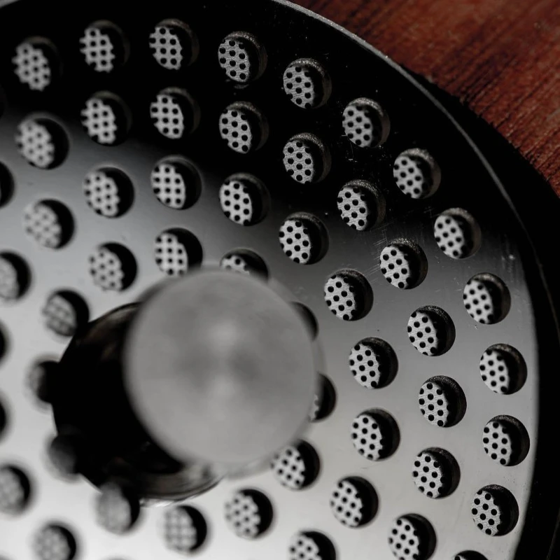 53.5/53 75mm stainless steel double-layer microporous engraving imitation IMS E61 water distribution net