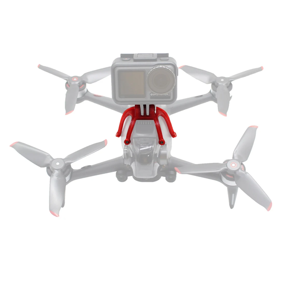 3D Gedruckt TPU Montage Halterung für Gopro Hero 10 9 8 Action Kameras Unterstützung Verbinden Halter für DJI FPV Racing drone Zubehör – Detail 5