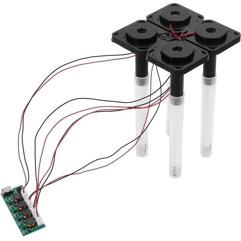 Best Selling-Atomization Control Board DC5V Four Spray Humidifier Module DIY Ultrasonic Nebulizer TYPE-C Interface
