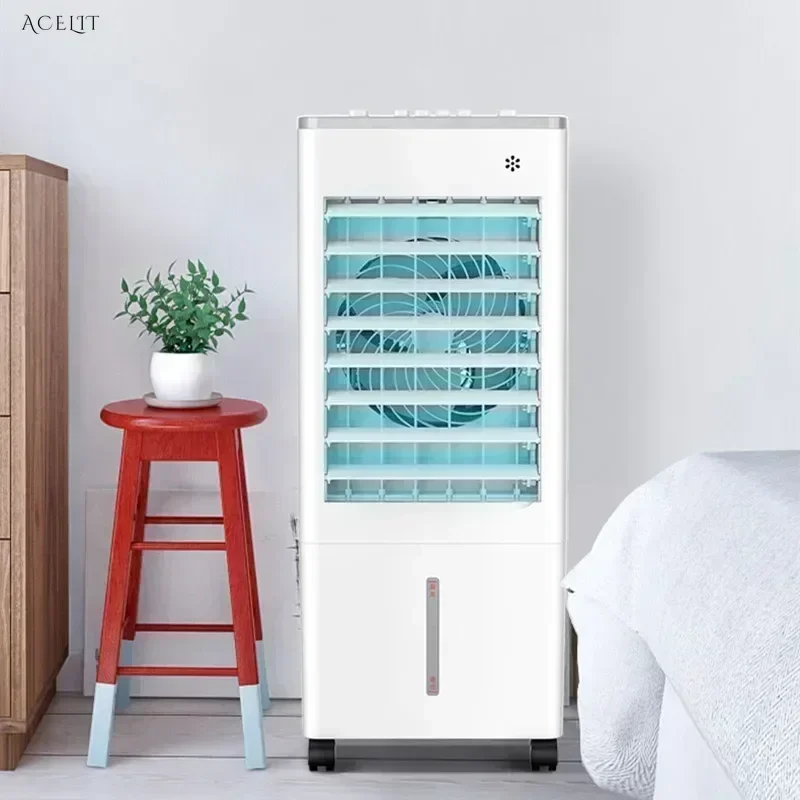 Household refrigerator with single cooling fan and water cooling electric fan.