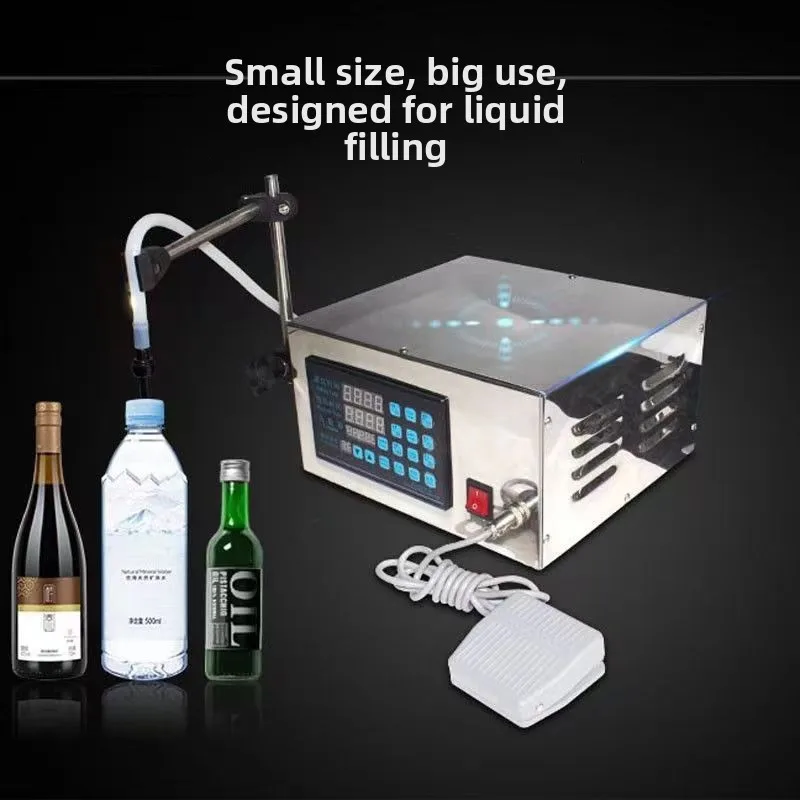 Filling Machine Packaging Equipment Small CNC High Precision Quantitative Liquid Filler for Baijiu, Beverage & Drinks