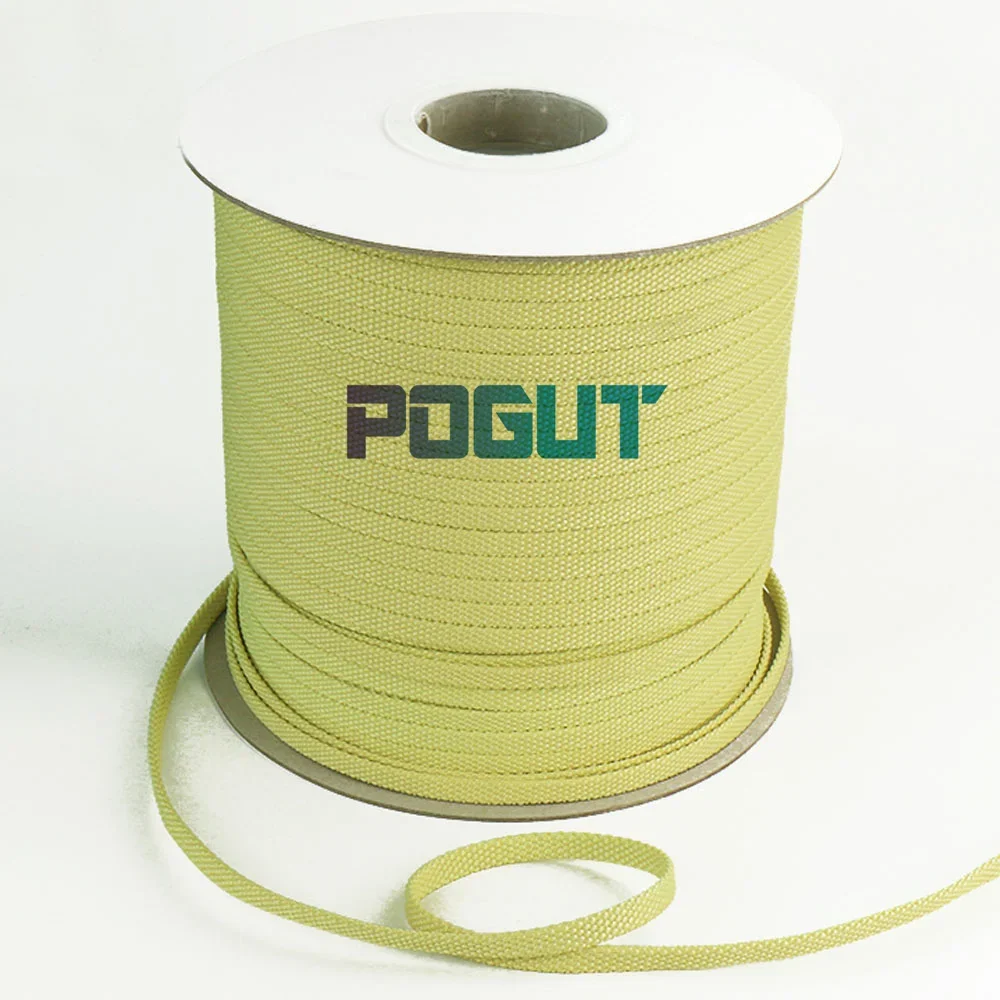 Kevlar Fiber Belt Heat-Resistant Fire-Retardant Tempered Glass Machine Roller Rope