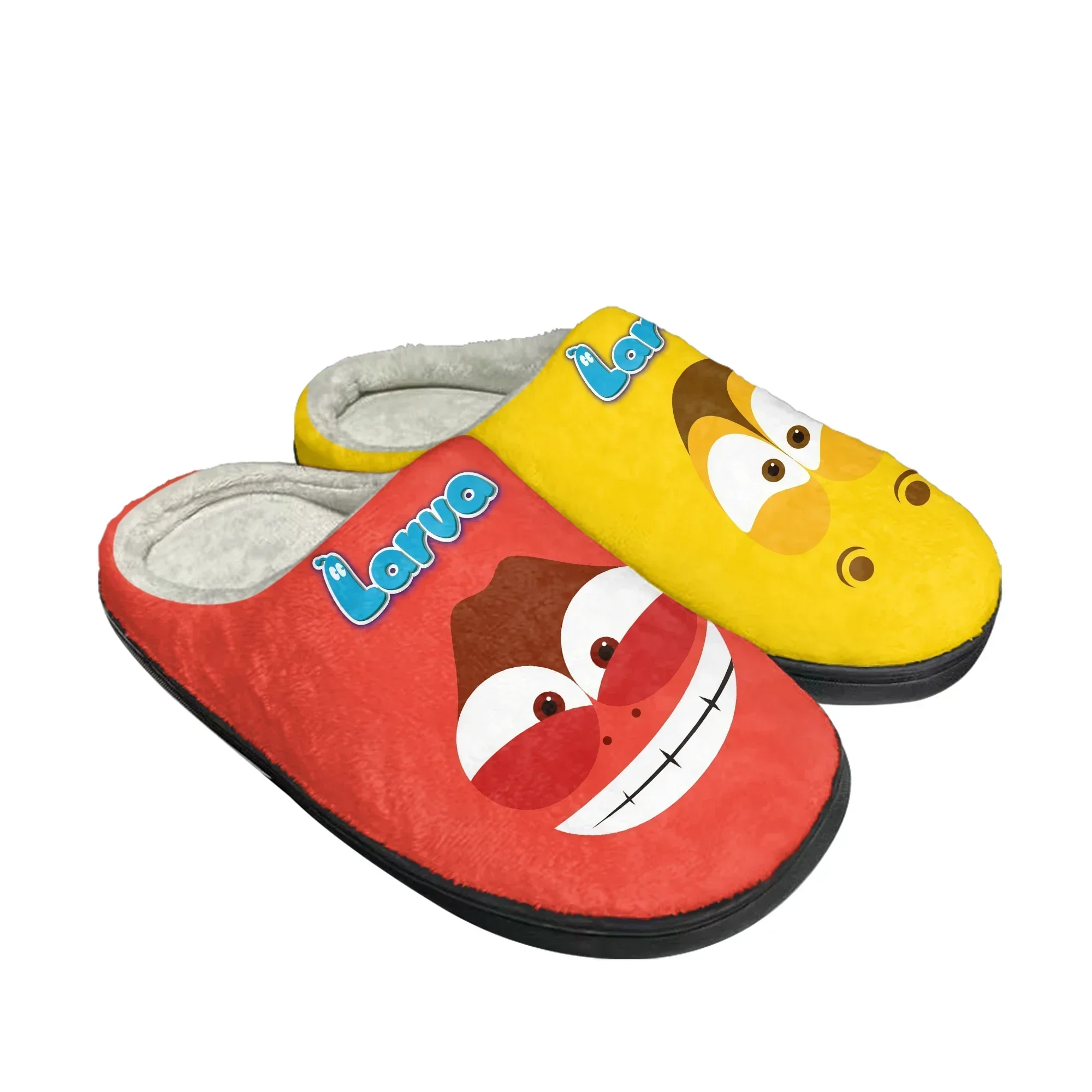 

Larva Home Cotton Slippers Mens Womens Plush Bedroom Casual Keep Warm Shoes Anime Cartoon Manga Custom Thermal Indoor Slipper
