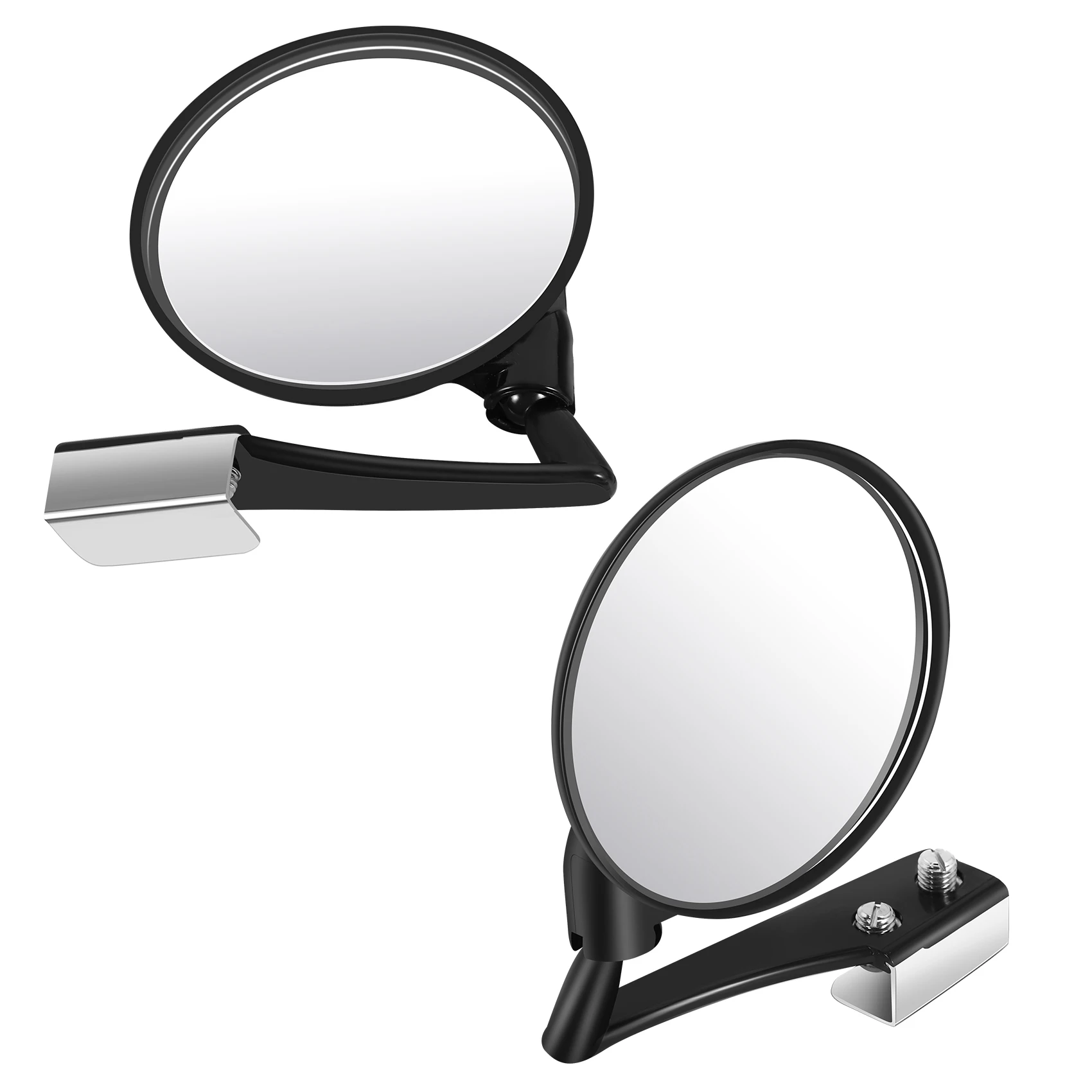 1 Set of 2 Car Blind Spot Mirrors Car Side Convex Mirror Wide Angle Round Car Rear View Mirror