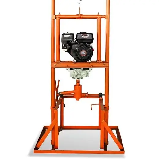 Customized Fold Mini Water Well Drilling Rig with Engine Pump 80m High-Performance Drilling Machine