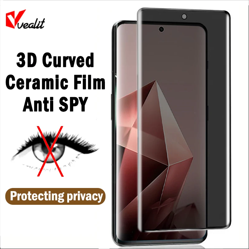 

Explosion-proof 3D Curved Privacy Ceramic Film for Infinix Note 50S 40S 40 Hot 50 Pro+ Zero 30 4G Anti-Spy Screen Protectors
