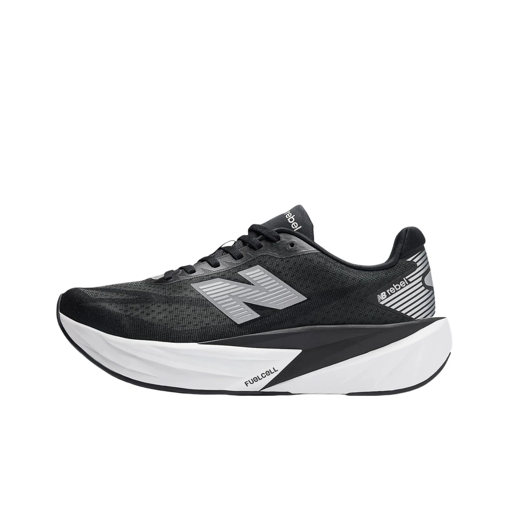 New Balance FuelCell Rebel V5 Fabric Breathable Low top Running Shoes Unisex Black MFCXLO5