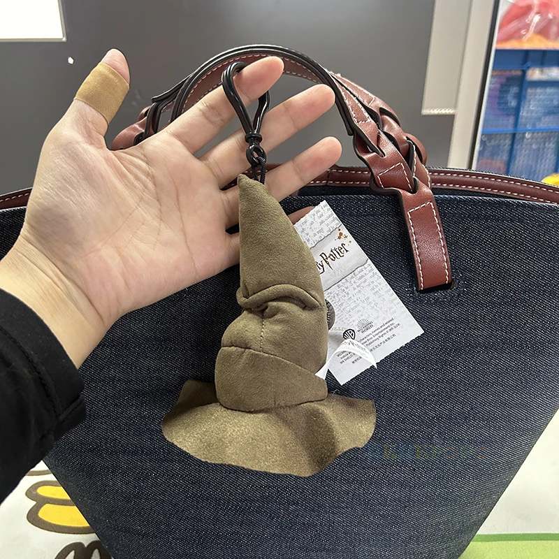 هاري بوتر القطيفة المفاتيح فرز قبعة 10 سم حقيبة معلقة الأصلي تحصيل كيرينغ