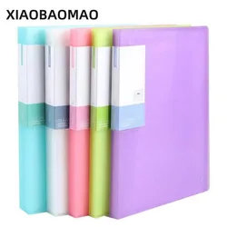 A4 Color file Folders Transparent 20 30 40 pages Document Book File Folder Office Business Study Supplies