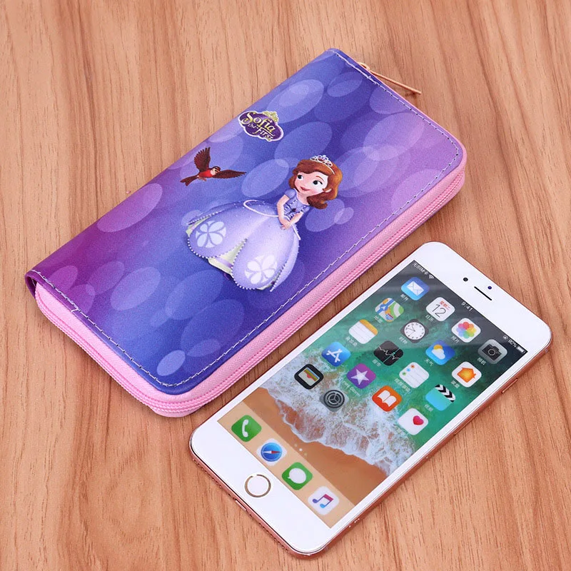 Cartoon Women PU Long Wallet Sweet Winnie Bear Multifunction Wallet Zipper Coin Purse Female Card Holder Clutch