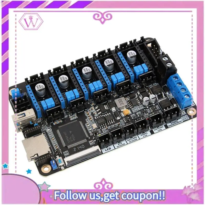 ABSL-3D Printer Board 32Bit For Control Board Parts Motherboard 3D Printer Board Support Auto-Leveling 32 Bit