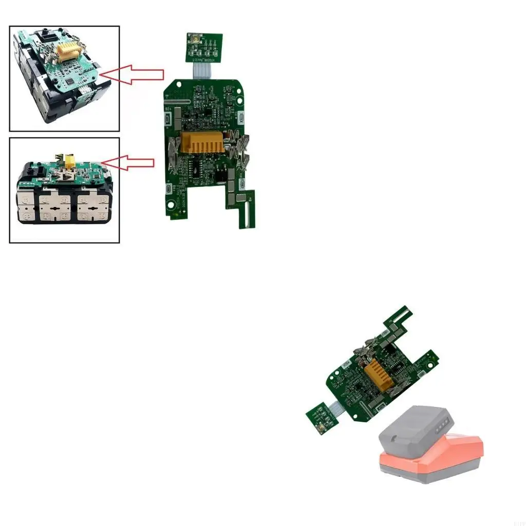 E1PF Double IC Voltages Monitoring Circuit Board for 18V BL1850B BL1840B Battery Pack