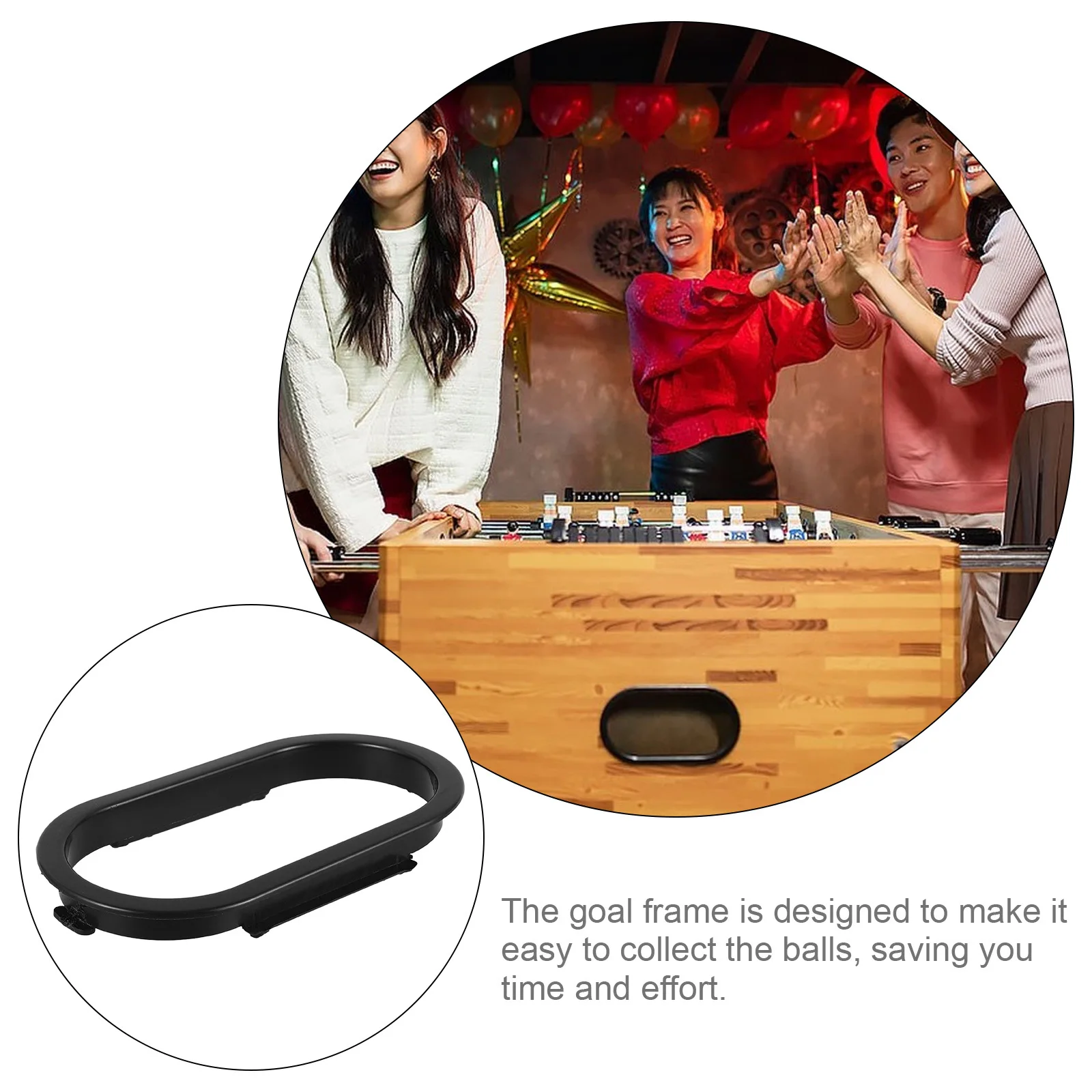 

Аксессуары для футбольного стола, пластиковая рама ворот для настольного футбола, сменные детали для настольного футбола, прочное оборудование