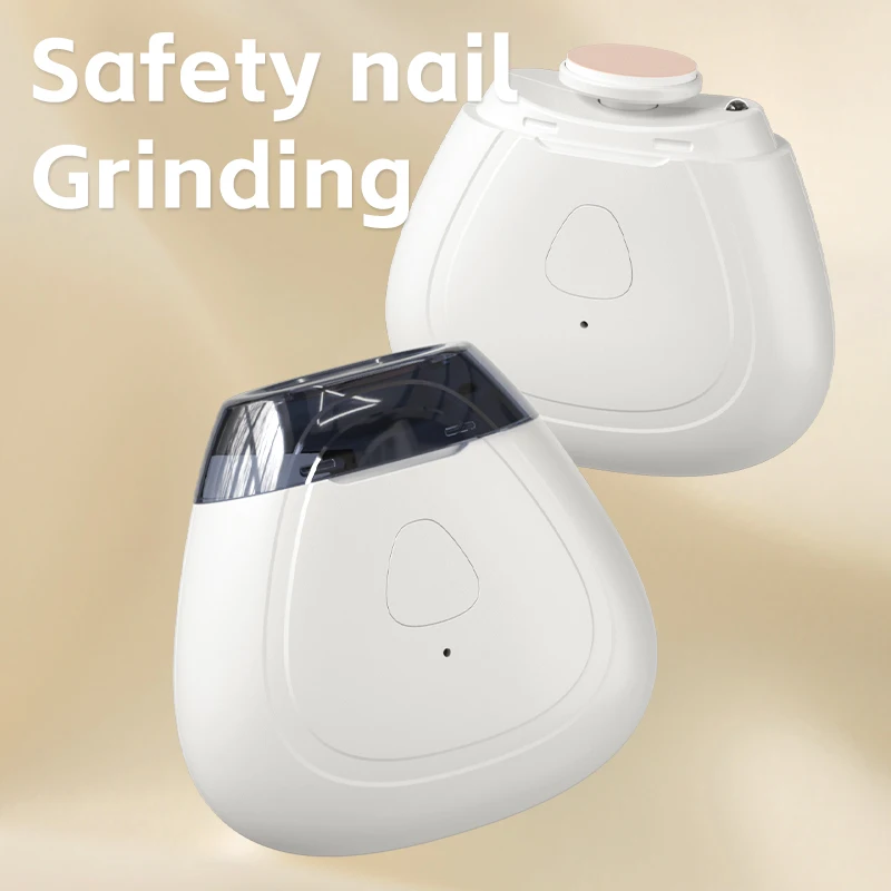 2 في 1 الكهربائية مسمار المقص القاطع مع مصباح ليد التلقائي طاحونة الأظافر المتقلب للطفل الكبار أدوات مانيكير صغيرة العناية بالأظافر