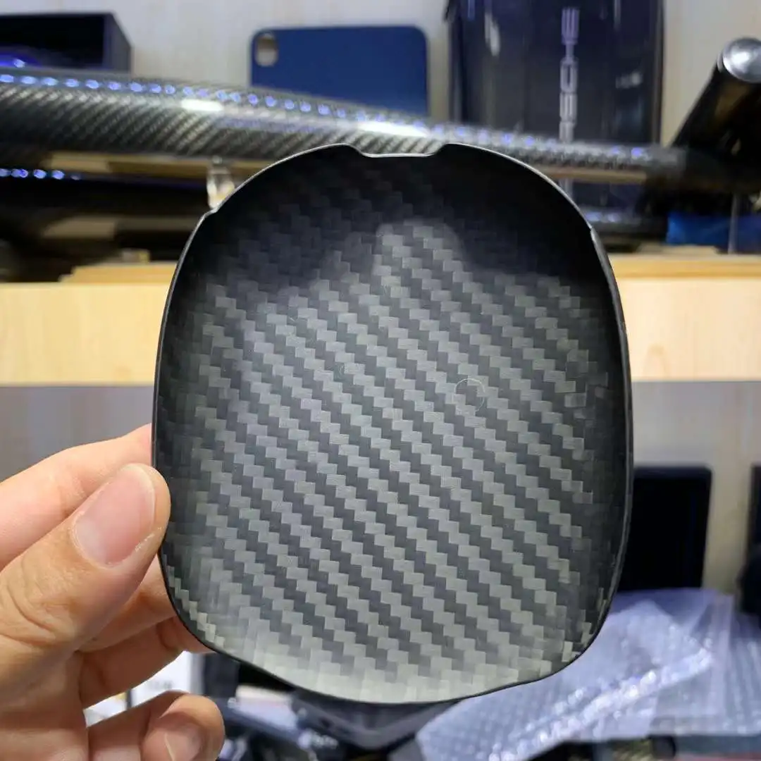 Real Carbon Fiber Earphone Case for Apple AirPods Max Protective Bluetooth Headphone Cover Ultra-thin Forged