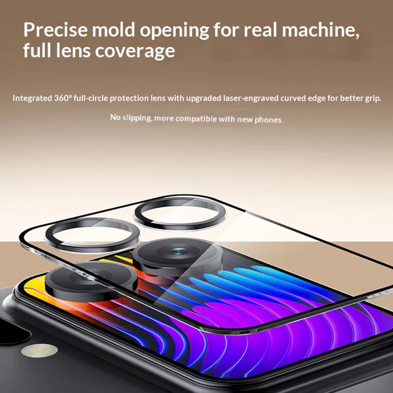 Displayschutz aus gehärtetem Glas für die Rückkamera des Xiaomi 17 Pro Max, klare Objektivschutzfolie für Xiaomi 17 Pro.
