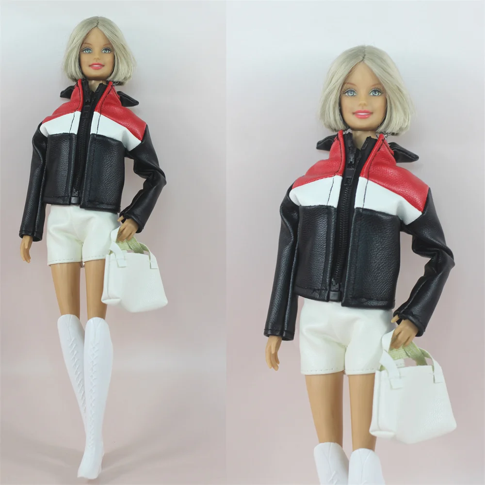 Handmade Babi Clothes Leather Clothing Outfit for 11.5 Inch 30cm Doll BJD Clothes Many Style Gifts for Doll Accessories