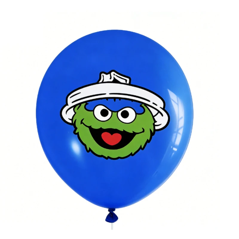 10 Stück / Packung Sesamstraße 12-Zoll-Latexballons Kindergeburtstag Party-Zubehör Festival-Event-Dekorationen – Detail 6