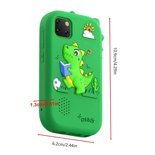 Imagen 2 del producto Teléfono inteligente para niños con pantalla táctil de 2,8 pulgadas, cámara de juegos, reproductor MP3/MP4, memoria integrada de 32GB, teléfono inteligente para niños para niñas