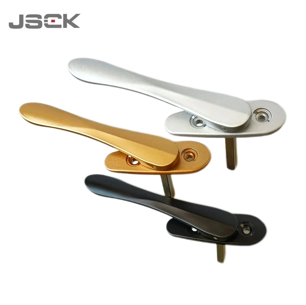 Aluminum Alloy Locking Handle for Security Screen Door, Folding & Thermal Break Sliding Window Hardware