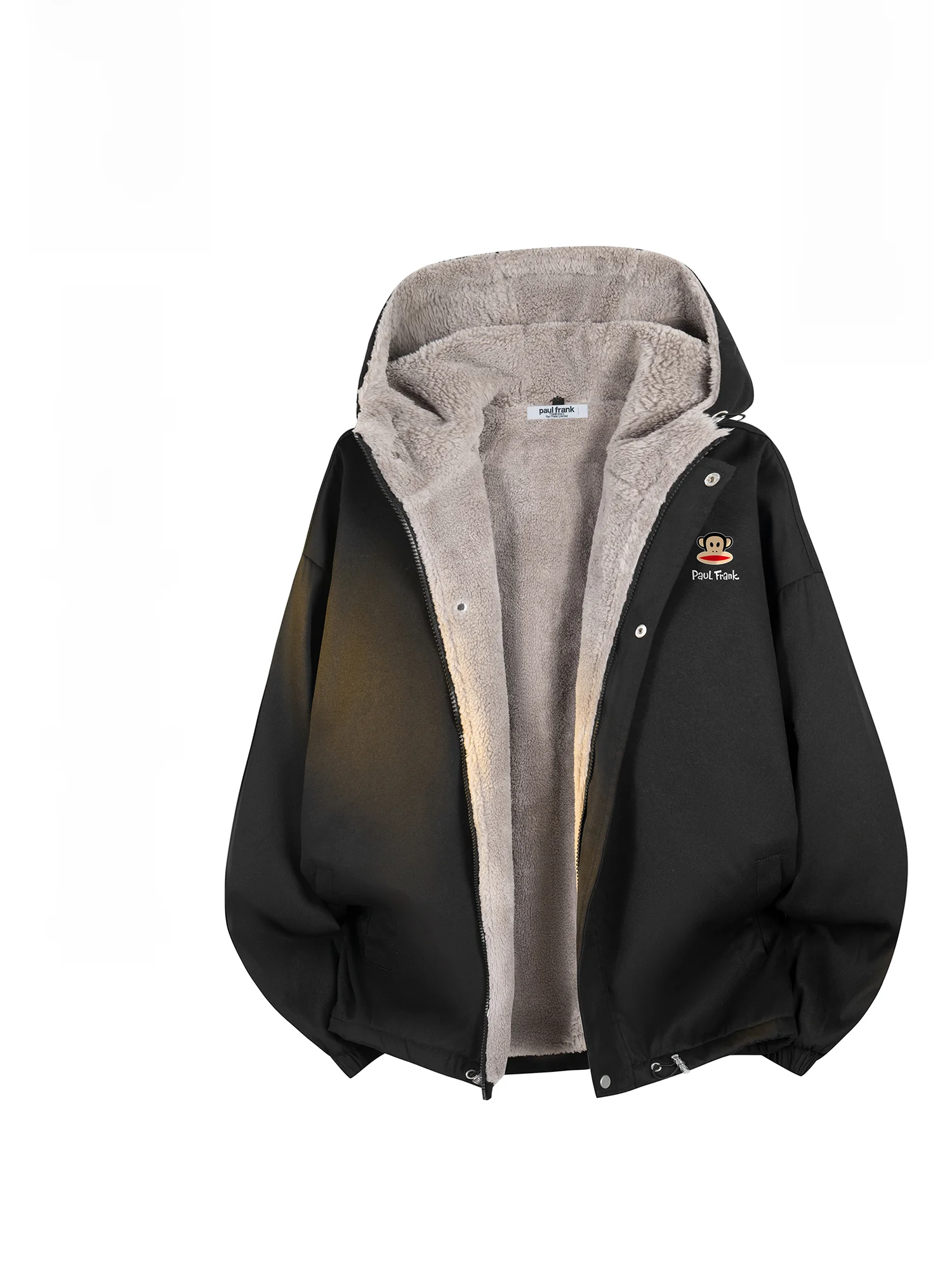 

PaulFrank Heavyweight Hooded Casual Cotton Jaet Men's Winter New Warmth Insulation Cotton Coat Youth ular Loose Fit Long...